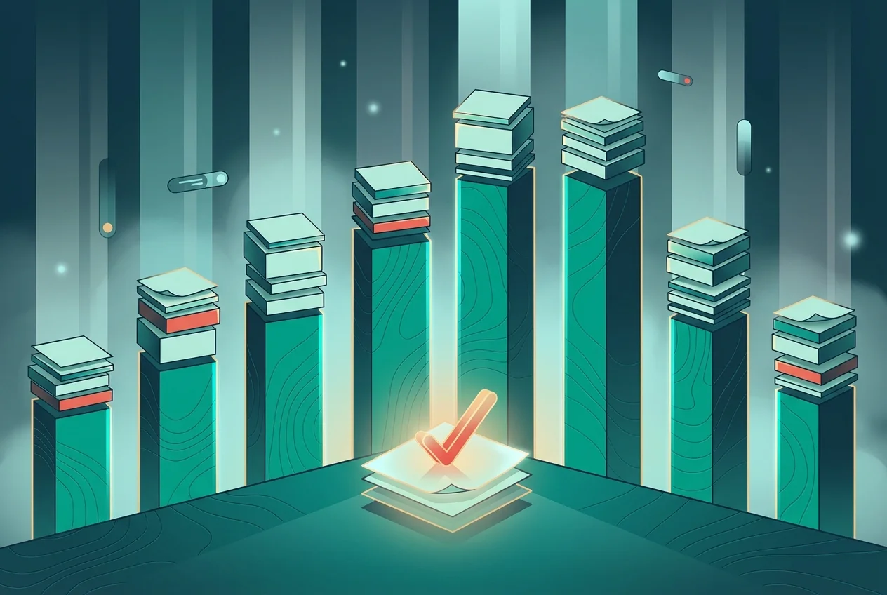 8 post-it muren om ons team op koers te houden