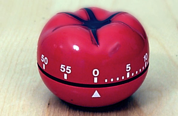 Een pomodoro-timer