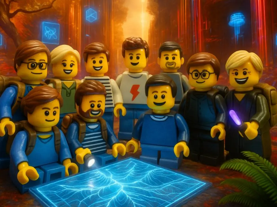 Collega's geven AI-workshops aan elkaar