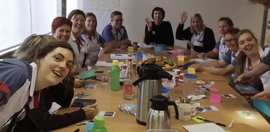 Workshop met woonzorgcentrumpersoneel